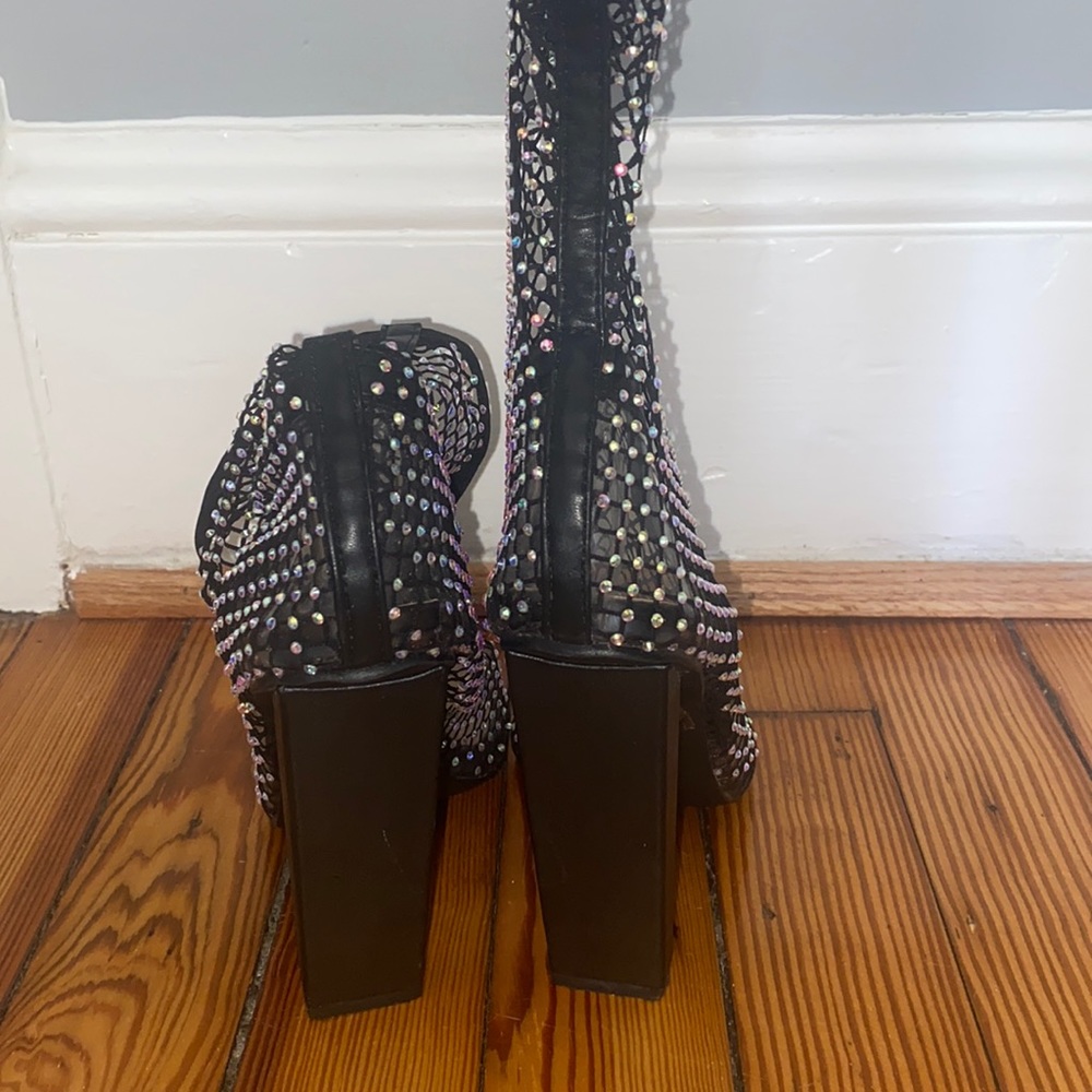 Rhinestone Booties - image 3
